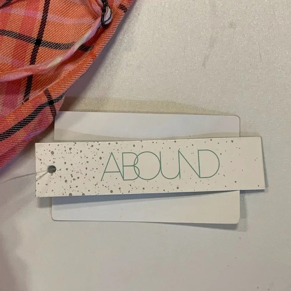 Abound Nordstrom Women's Plaid Spaghetti Strap Lightweight Mini Dress Size M NWT - Picture 7 of 12